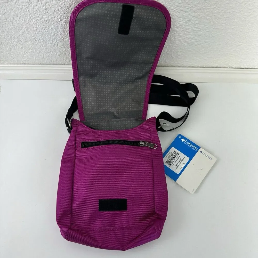 Columbia Crossbody Bag Womens OS Fuchsia Azza Sporty Messenger Nylon